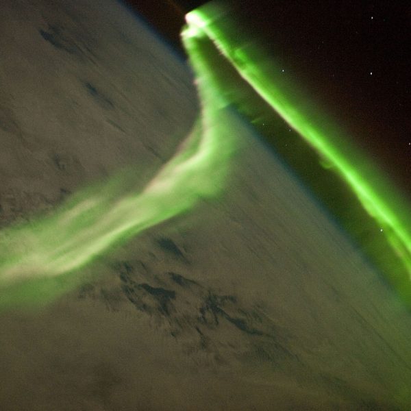 Aurore australe depuis la Station spatiale internationale - Nasa, 29 mai 2010