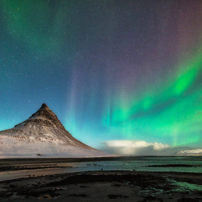 Aurore boréale en Islande. Photo : Alessio Andreani