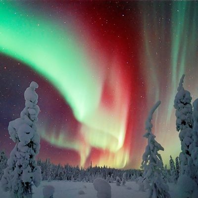 Aurore boréale en Islande