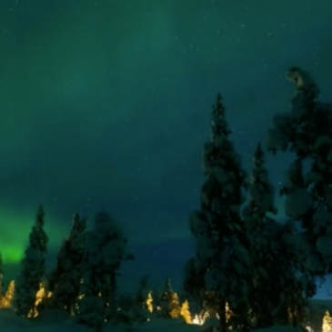 Vidéo d’aurores en Finlande