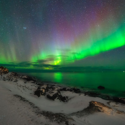 Aurore, Norvège. Photo : Adam Wawrzyniak