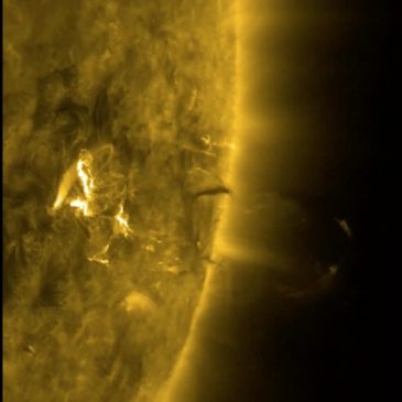 Vidéo d’une éjection de masse coronale du Soleil, 22 janvier 2018, par la NASA